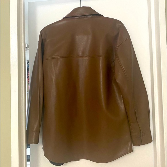 Aritzia Brown Button Down Shirt - Picture 2 of 5